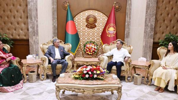 স্বাধীনতা দিবসে বঙ্গভবনে রাষ্ট্রপতির সঙ্গে প্রধানমন্ত্রীর সাক্ষাৎ